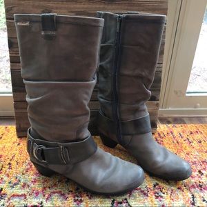 Pikolinos Leather Tall Slouch Boots Size 39 /8.5-9